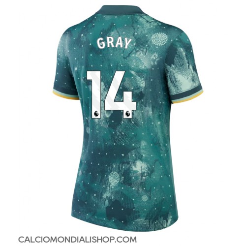 Maglie da calcio Tottenham Hotspur Archie Gray #14 Terza Maglia Femminile 2024-25 Manica Corta